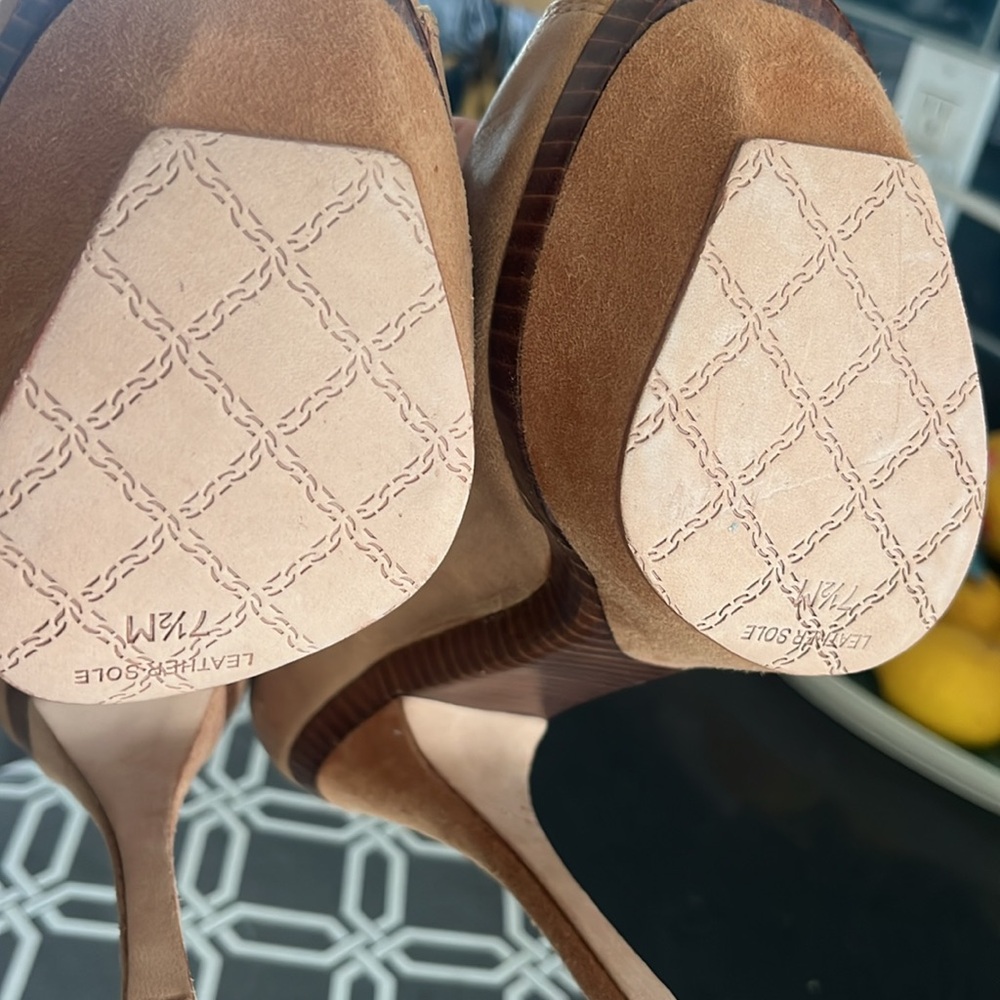L.A.M.B -Gale Platform Stiletto Peep Toes - Picture 7 of 16